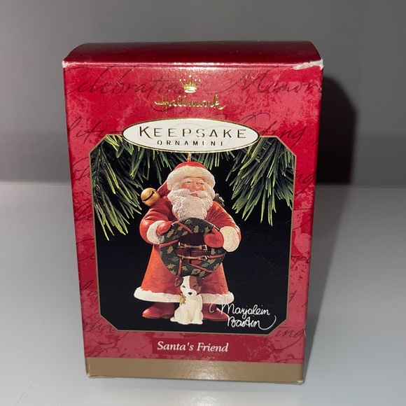 Santa's Friend Hallmark Ornament 1997 - Picture 1 of 5